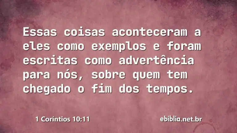 1 Coríntios 10:11