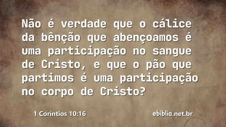 1 Coríntios 10:16