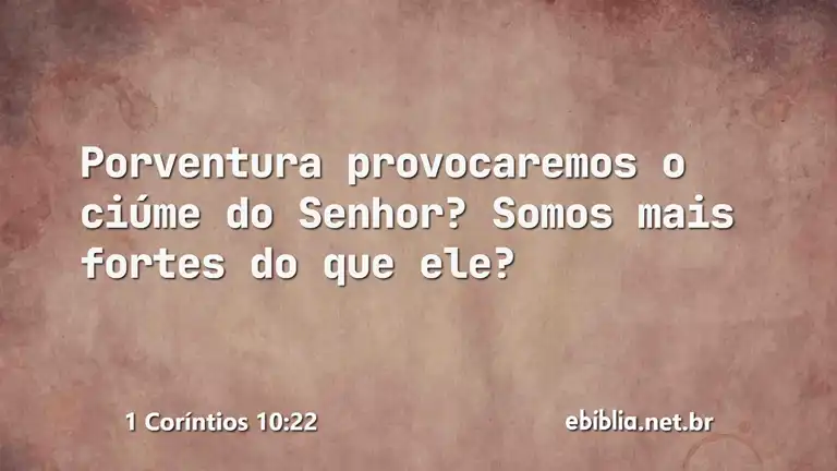 1 Coríntios 10:22