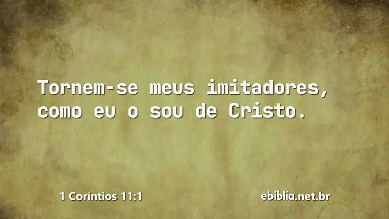 1 Coríntios 11:1