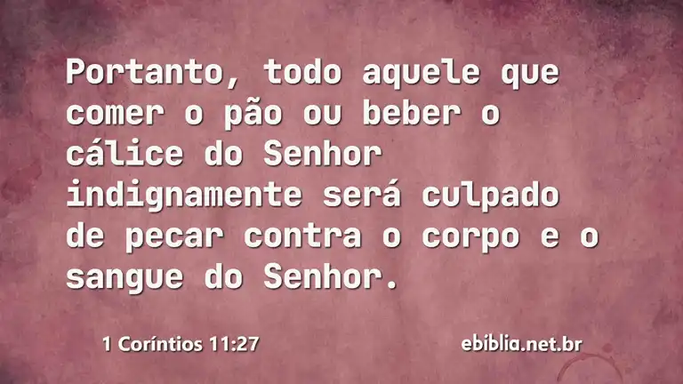 1 Coríntios 11:27