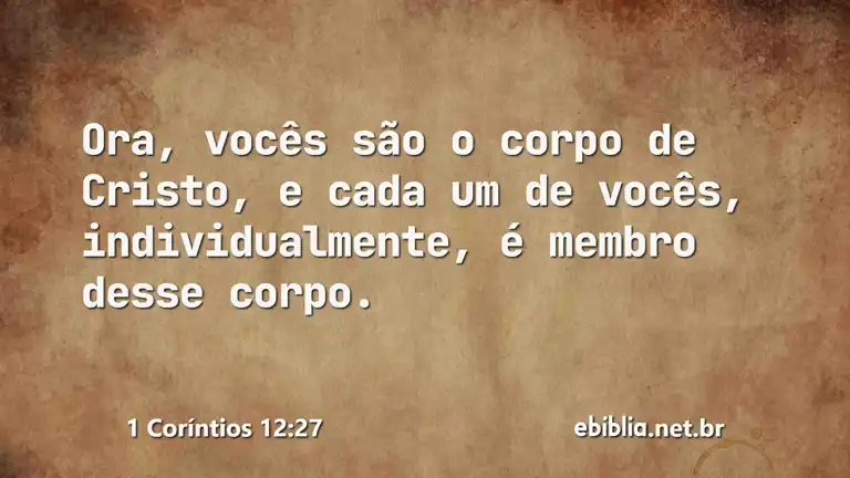 1 Coríntios 12:27