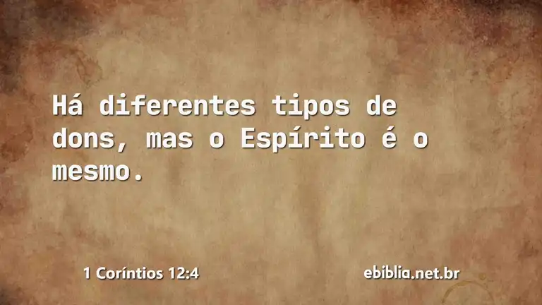 1 Coríntios 12:4