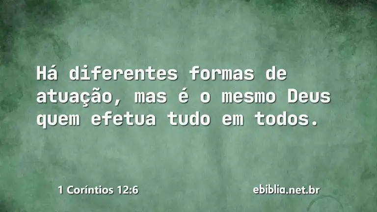 1 Coríntios 12:6