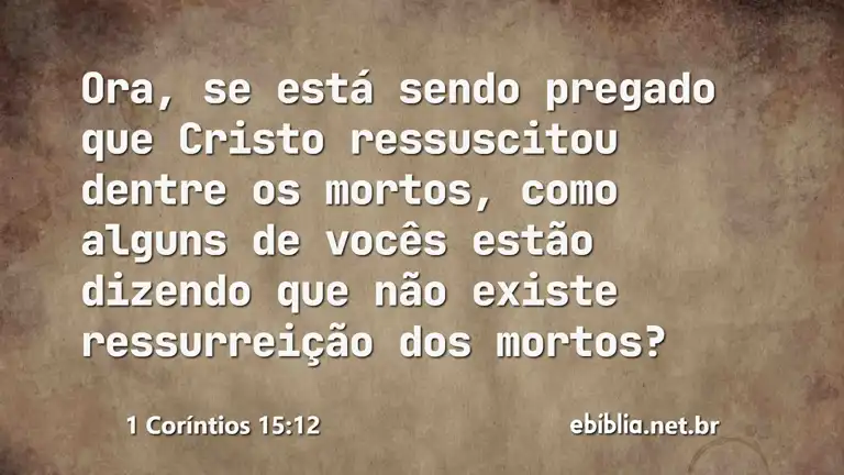 1 Coríntios 15:12