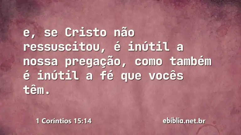 1 Coríntios 15:14