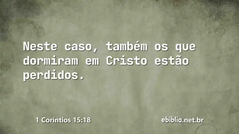 1 Coríntios 15:18