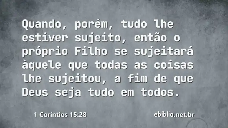 1 Coríntios 15:28