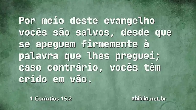 1 Coríntios 15:2