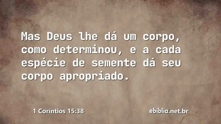 1 Coríntios 15:38