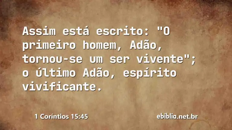 1 Coríntios 15:45