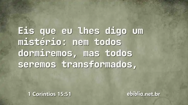 1 Coríntios 15:51