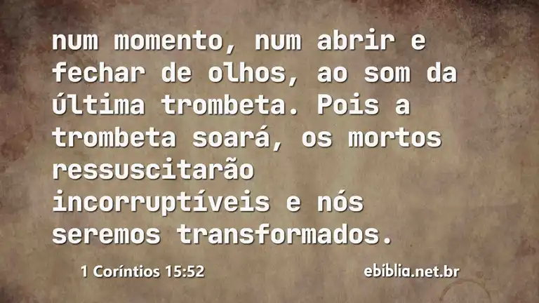 1 Coríntios 15:52