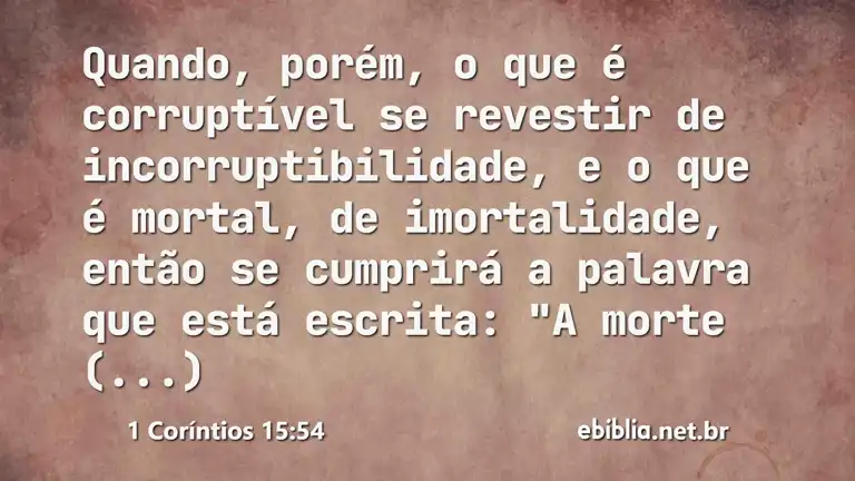 1 Coríntios 15:54