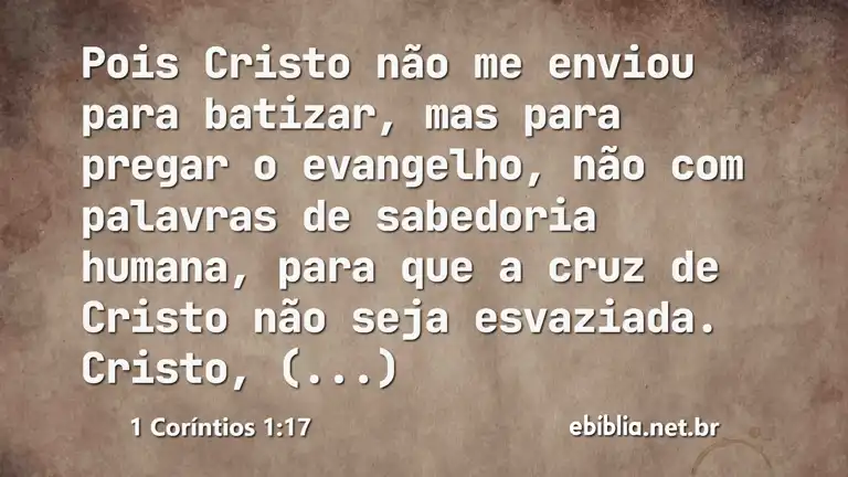 1 Coríntios 1:17