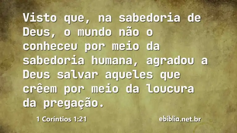 1 Coríntios 1:21