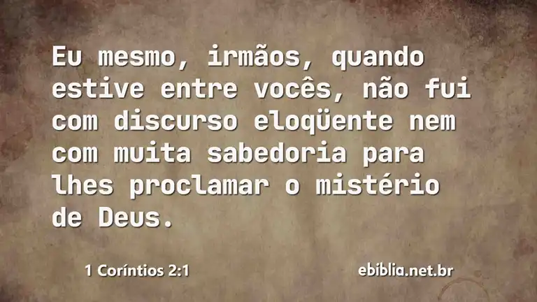 1 Coríntios 2:1