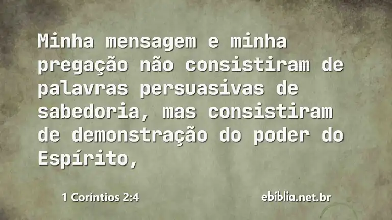 1 Coríntios 2:4