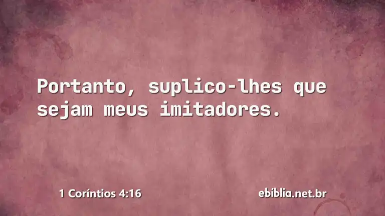 1 Coríntios 4:16