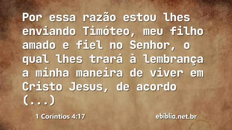 1 Coríntios 4:17