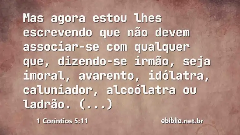 1 Coríntios 5:11