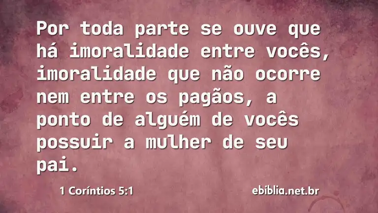 1 Coríntios 5:1