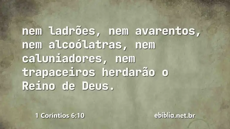 1 Coríntios 6:10