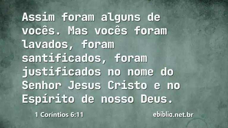 1 Coríntios 6:11