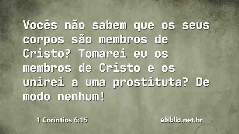 1 Coríntios 6:15