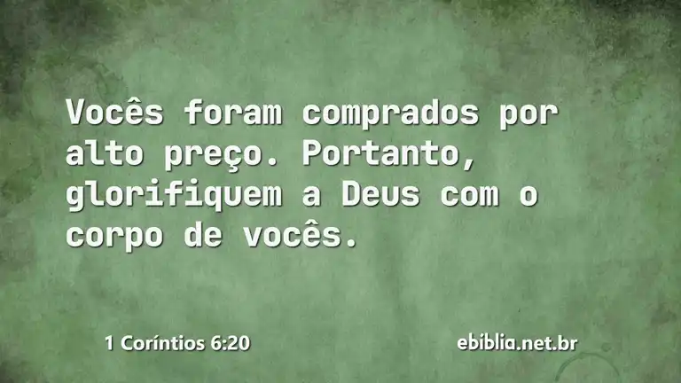 1 Coríntios 6:20