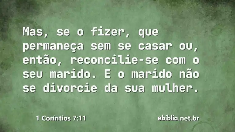 1 Coríntios 7:11