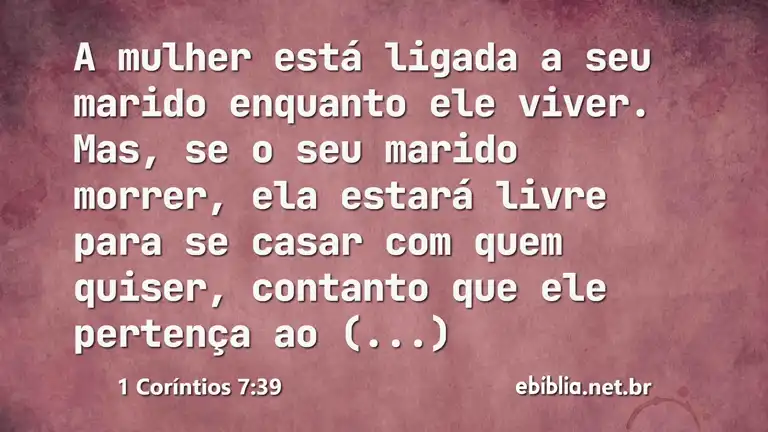 1 Coríntios 7:39