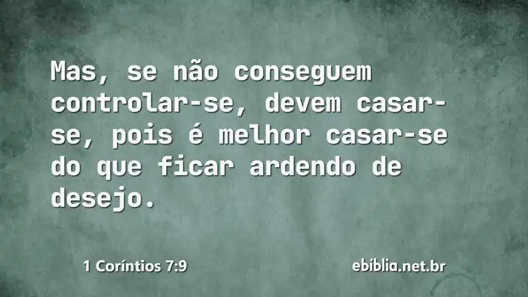 1 Coríntios 7:9