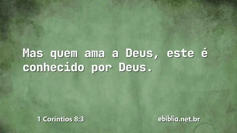 1 Coríntios 8:3