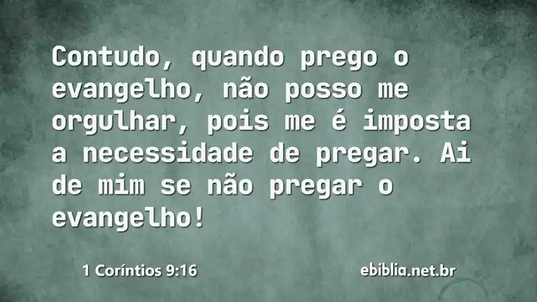 1 Coríntios 9:16