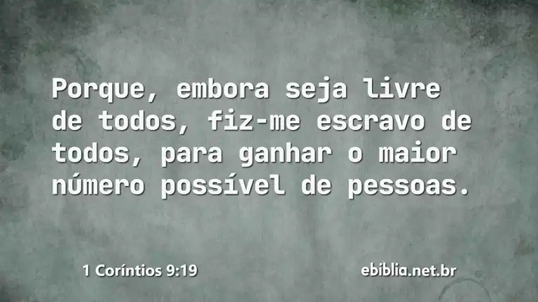 1 Coríntios 9:19