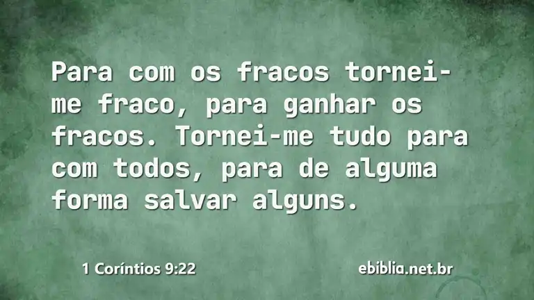 1 Coríntios 9:22