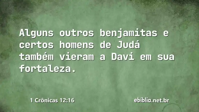 1 Crônicas 12:16