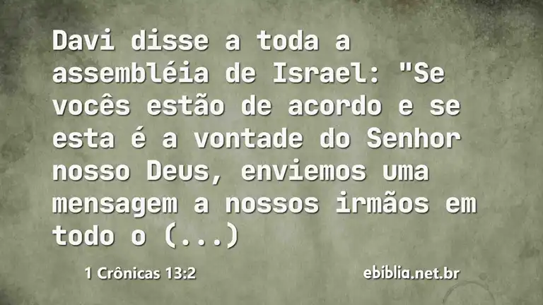 1 Crônicas 13:2