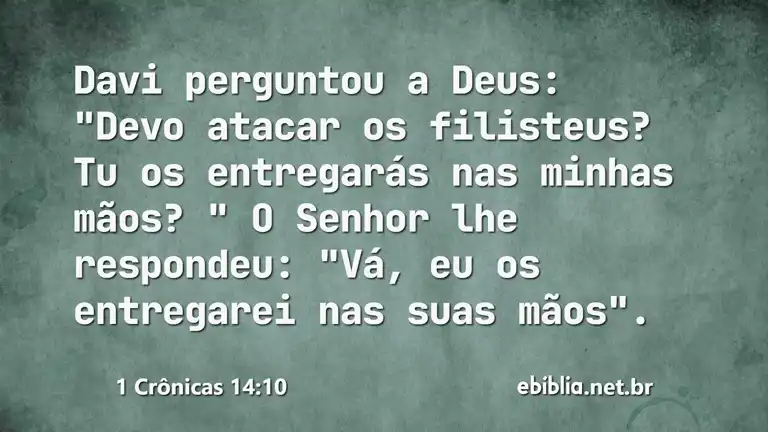 1 Crônicas 14:10