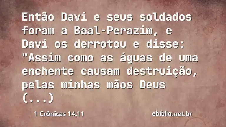 1 Crônicas 14:11