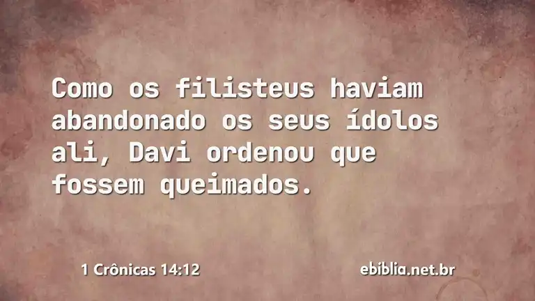 1 Crônicas 14:12