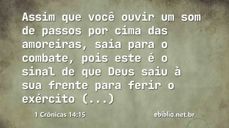 1 Crônicas 14:15