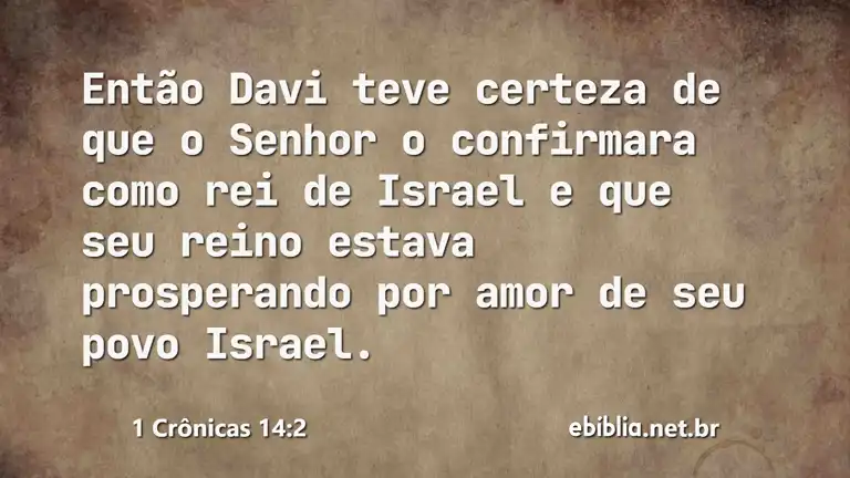 1 Crônicas 14:2