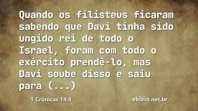 1 Crônicas 14:8