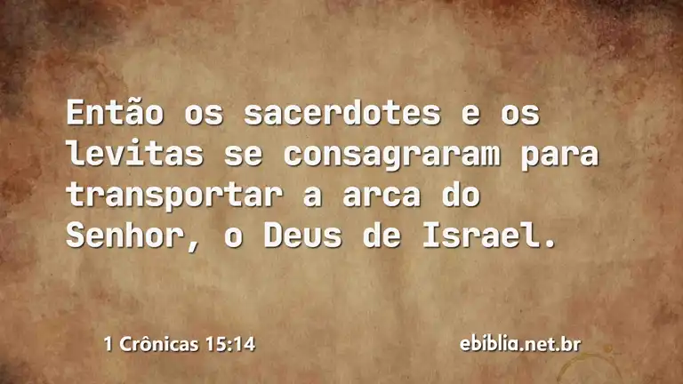 1 Crônicas 15:14