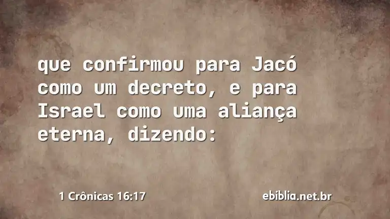 1 Crônicas 16:17