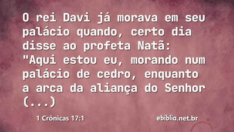 1 Crônicas 17:1