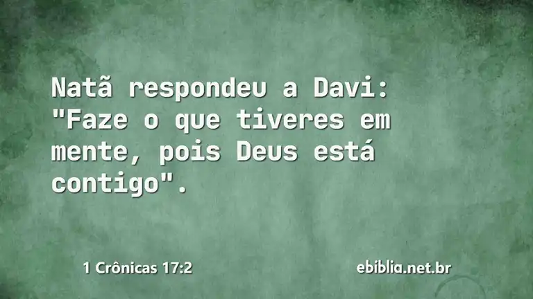 1 Crônicas 17:2