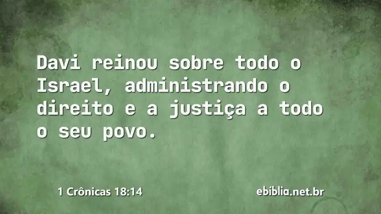 1 Crônicas 18:14